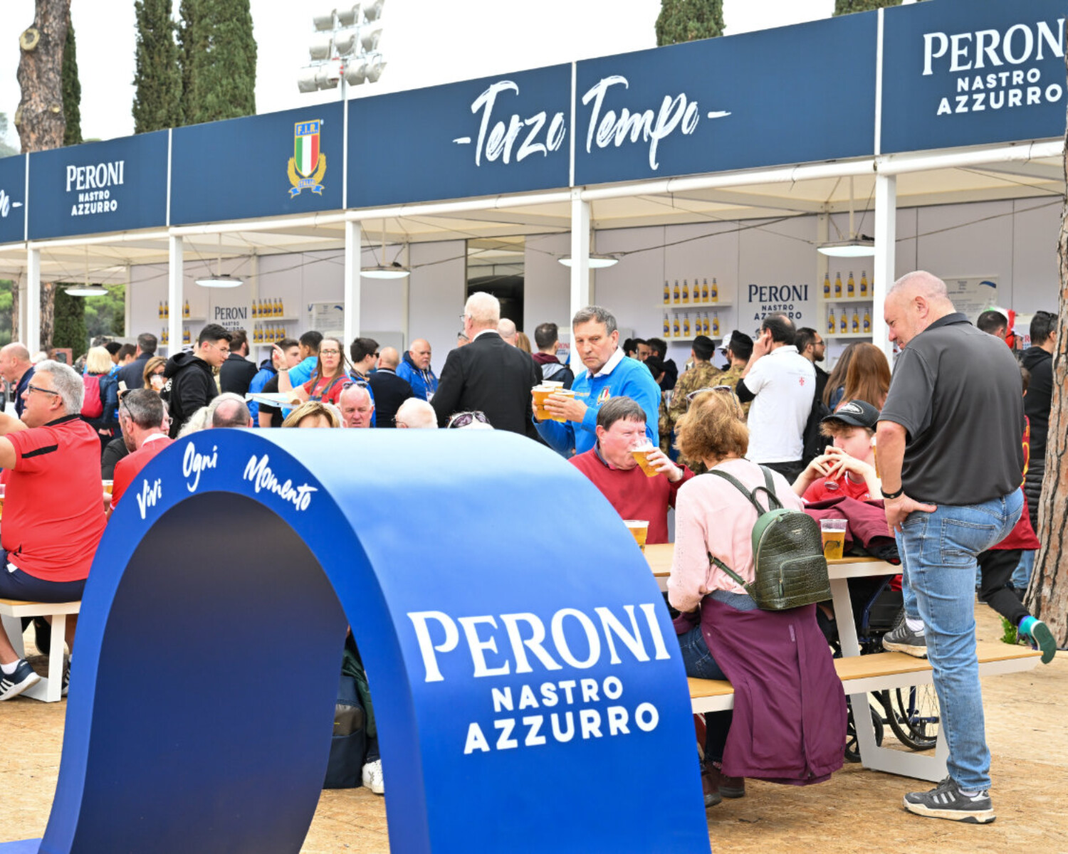 Terzo Tempo Peroni House Nastro Azzurro Italia Galles  © Francesco Vignali Photography